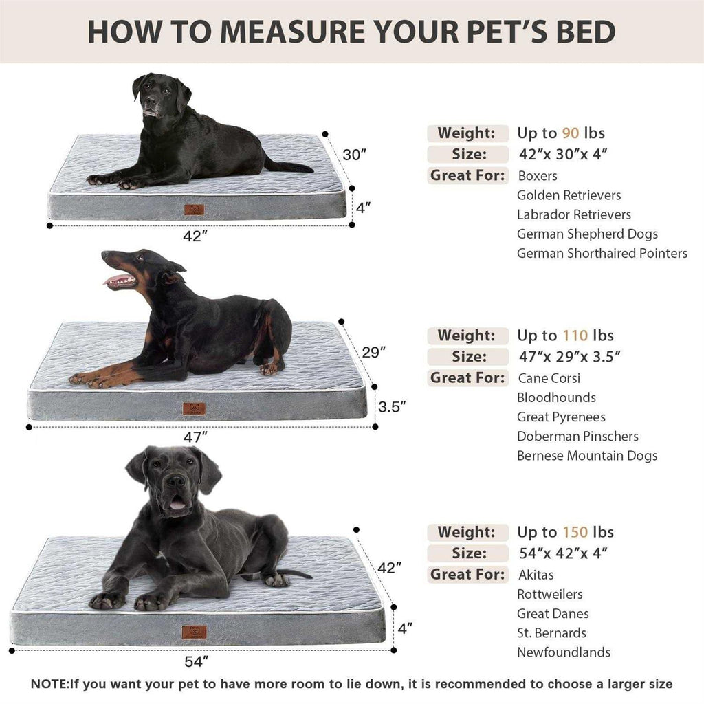 Orthopedic Waterproof Dog Bed with Removable Washable Cover B6702
