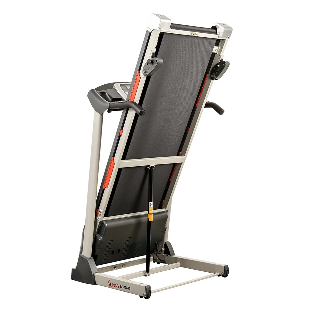 Foldable Electric Treadmill with Manual Incline H659