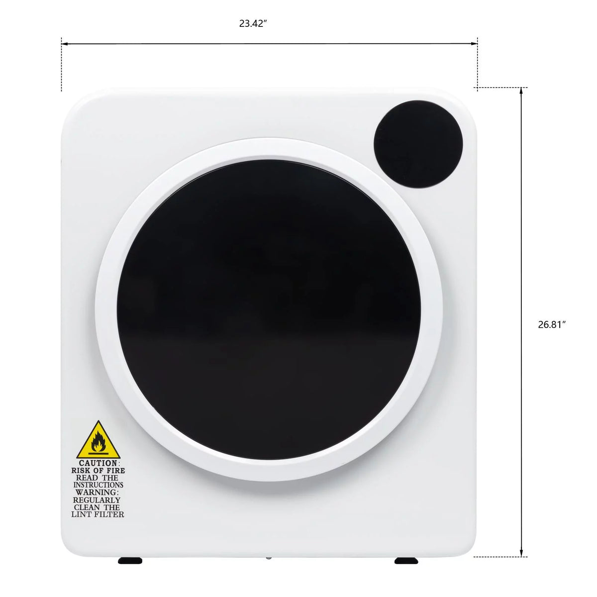 Electric Tumble Laundry Dryer Stainless Steel Tub 13.2 lbs P690878