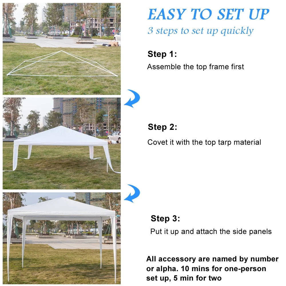 10' x 10' Waterproof Folding Canopy Tent C123251
