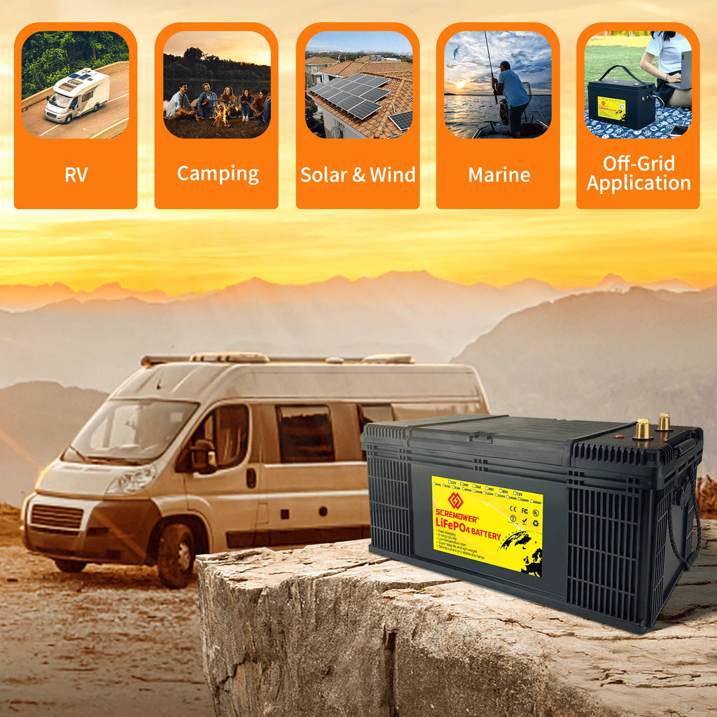 24V 100Ah LiFePO4 Battery with 100A BMS K6691
