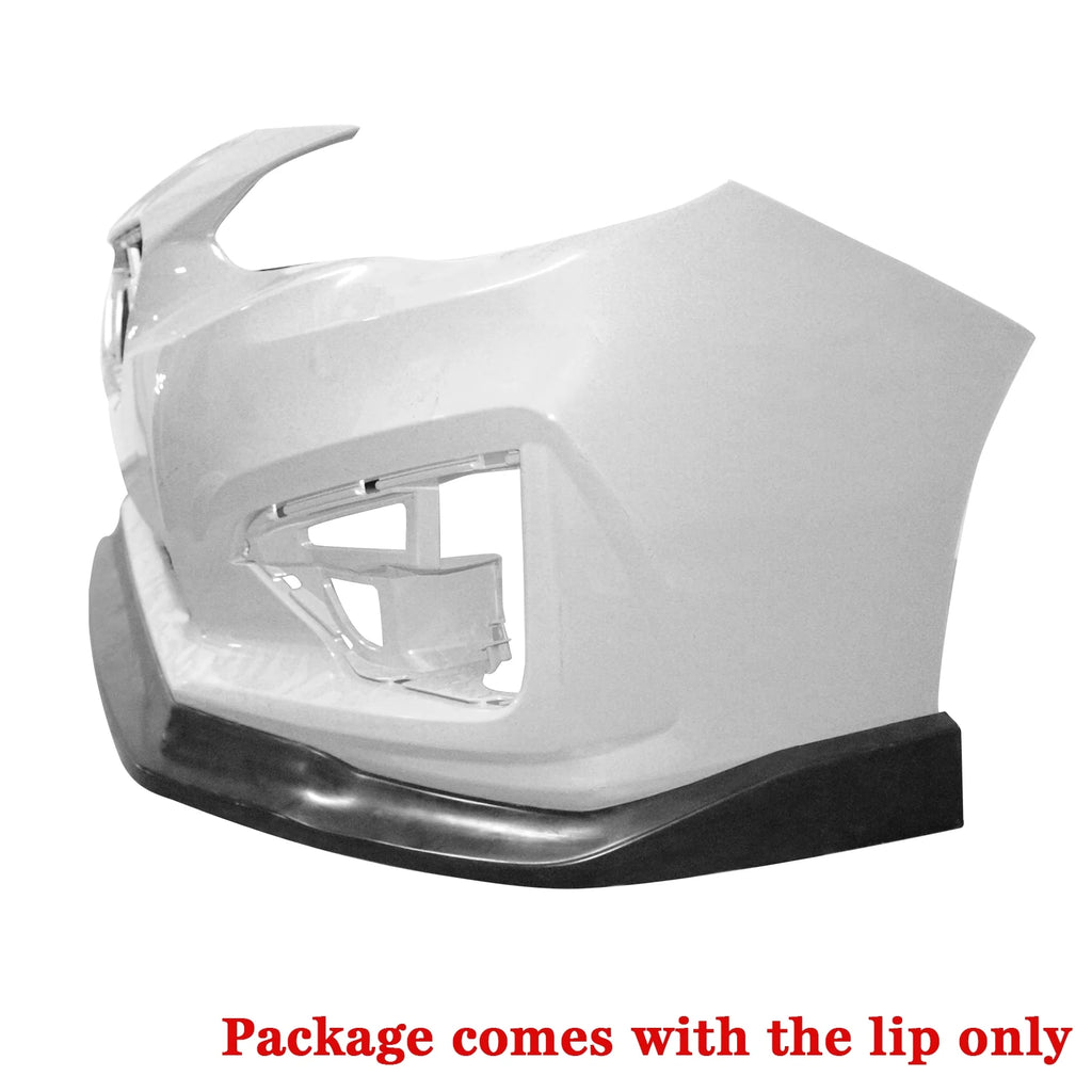 Unpainted Black PU Front Bumper Lip Splitter S427770