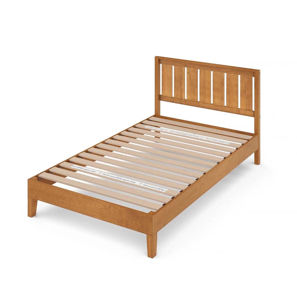 Queen Wood Platform Bed Frame with Headboard B714