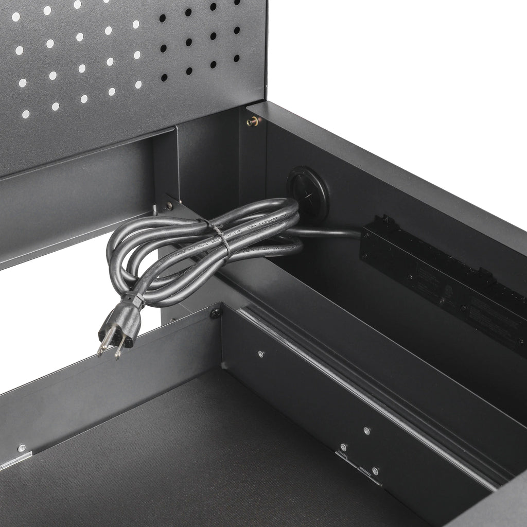 45-in Steel Multipurpose Workbench with LED Light & Power Strip X1673