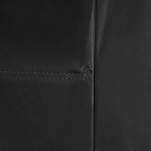 Black Faux Leather Full Set Seat Covers X97178