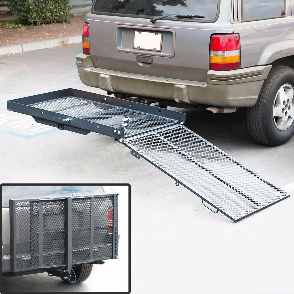 Folding Hitch Cargo Carrier Rack 500LBS T625