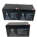 12V 12Ah Replacement Battery (3 Pack) C561590