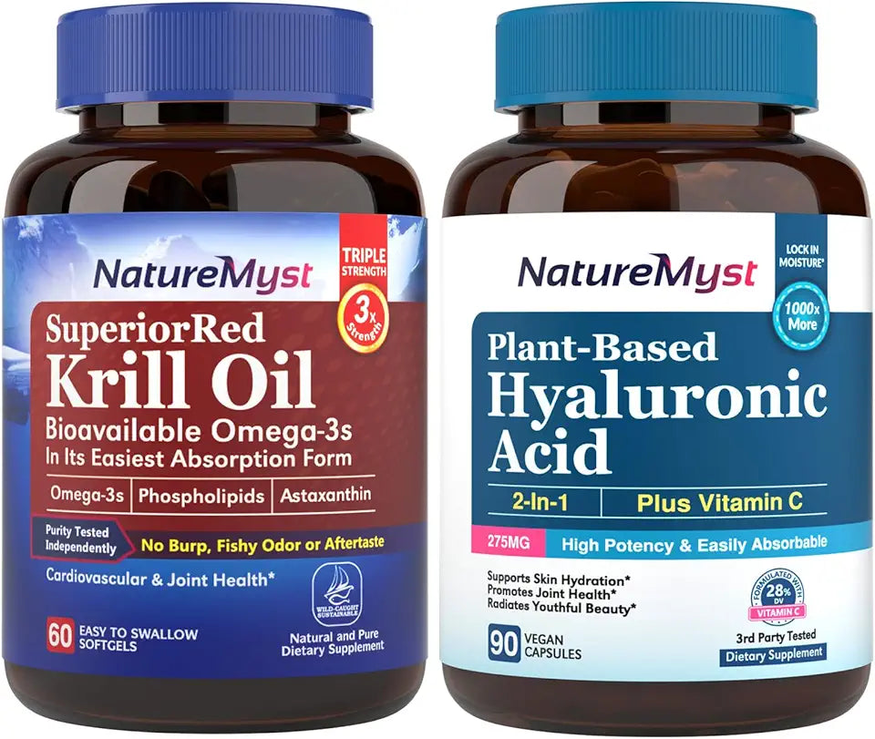 Krill Oil and Hyaluronic Acid Bundle Non-GMO L407514