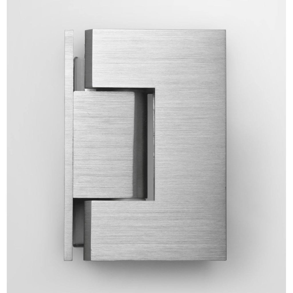 Frameless Shower Door Wall Hinge Brushed Nickel F992827