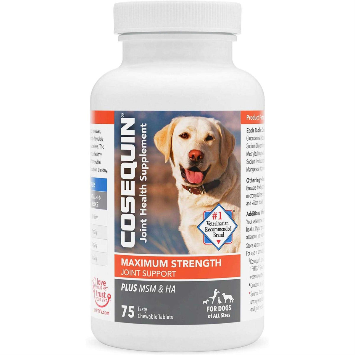 Maximum Strength MSM & HA for Dogs B783