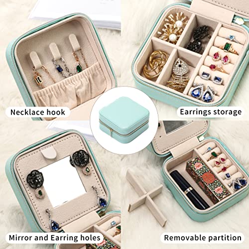 Mini Blue Jewelry Travel Case D6777