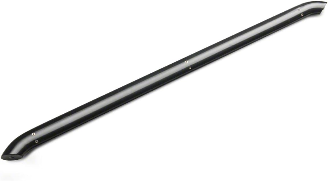 Black Oval Bent End Side Step Bars Z22857