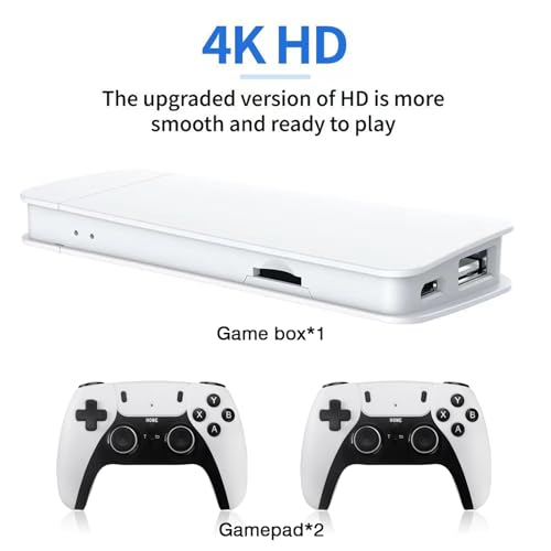 Wireless Retro Game Console with 20000+ Games, 64G, 9 Emulators, Dual Controllers O1790
