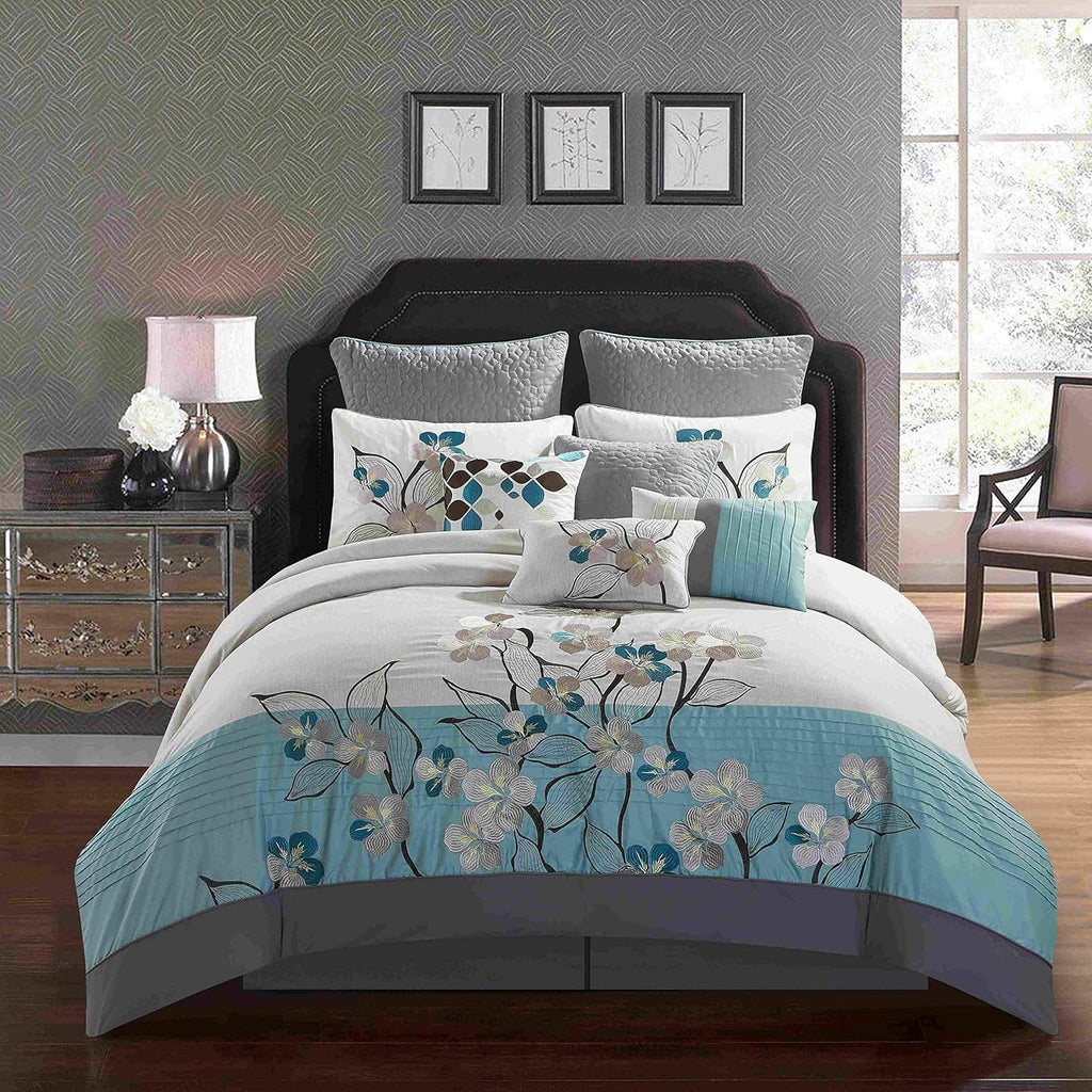 4 Piece Curtain Set with Attached Sheer Backing G12534