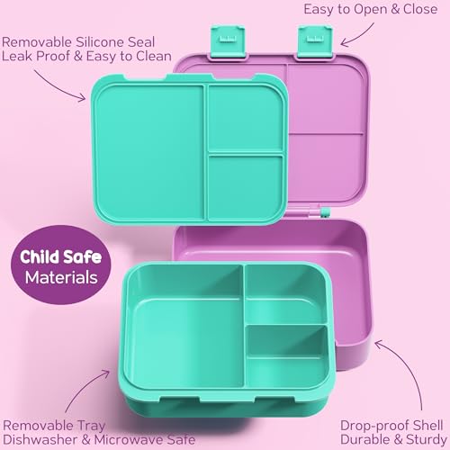 Bento Lunch Box with 3 Compartments, Water Bottle, Lunch Bag, Ice Pack Set L7229