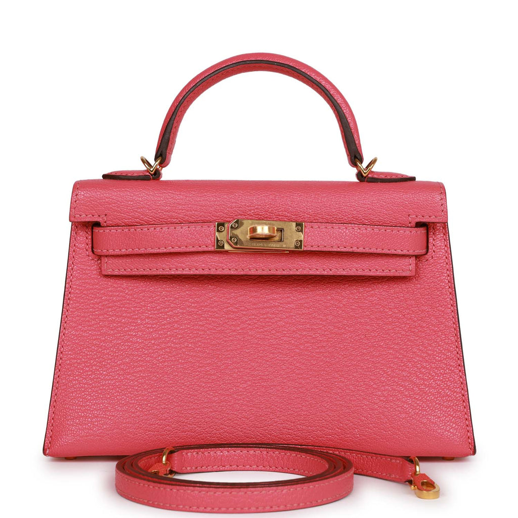 Pre-owned Rose Lipstick Chèvre Bag D664449