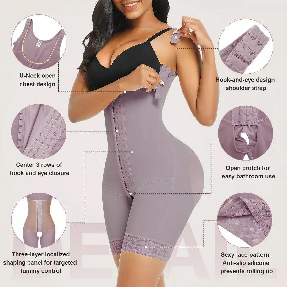 Post Surgery Compression Body Shaper Shapewear Z493