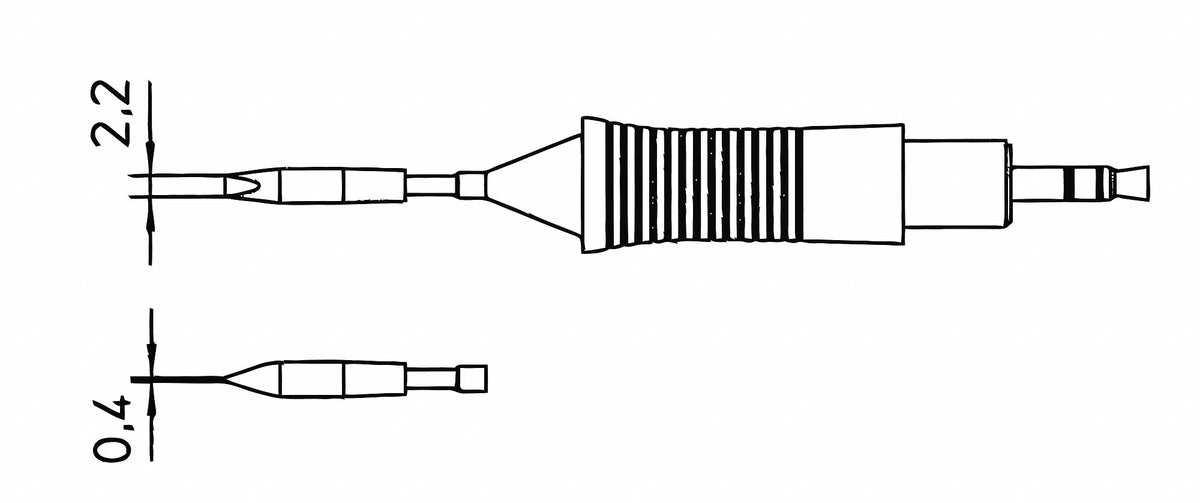 Chisel Soldering Tip H343