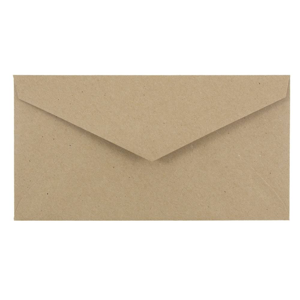 Brown Kraft Paper Envelopes, 3 7/8 x 7 1/2, 1000/Carton P857128
