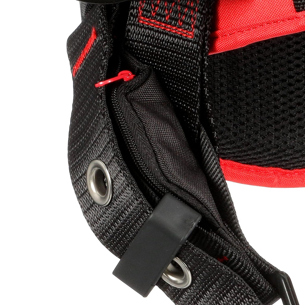 Vest-Style Harnesses with Back D-Ring, Quick Connect Buckles D39306