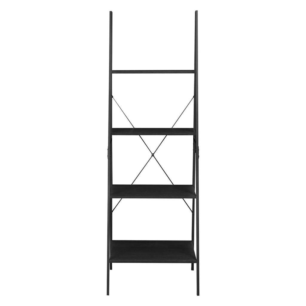 72 in. Urban Walnut Ladder Bookcase M5774
