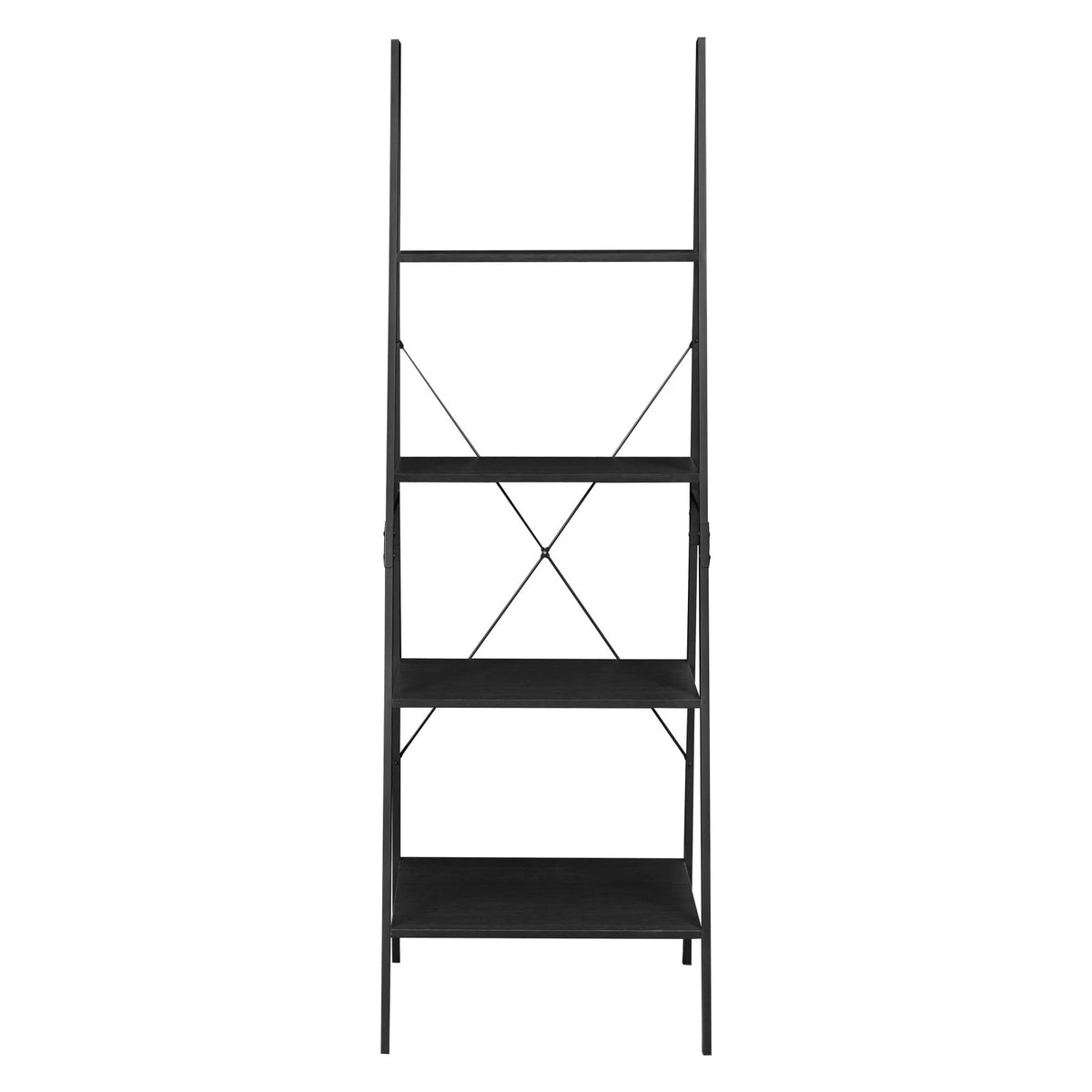 72 in. Urban Walnut Ladder Bookcase M5774