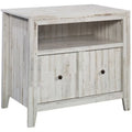 White Engineered Wood Lateral File Cabinet G931865