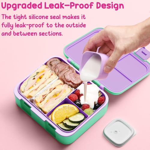 Bento Lunch Box with 3 Compartments, Water Bottle, Lunch Bag, Ice Pack Set L7229