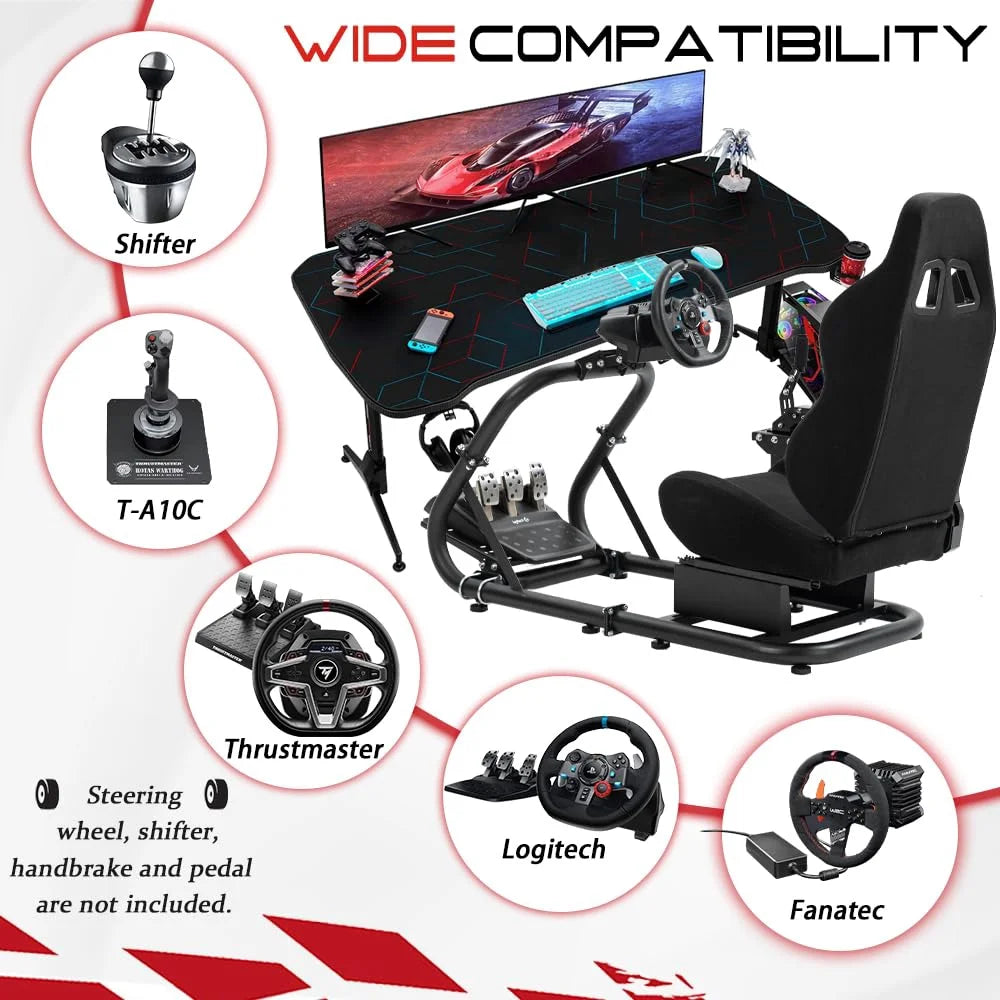 Sim Racing Cockpit with Seat H820