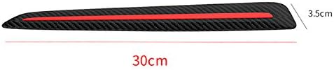 Black Anti-Collision Bumper Guard Strip Protector Trim (2 Pack) B477