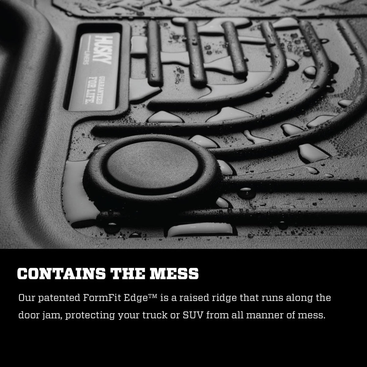 Black Front Row Floor Liners A265357
