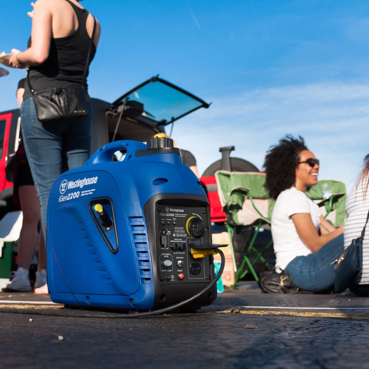 2200 Peak Watt Portable Gas Inverter Generator E862