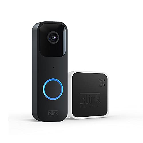 Black Video Doorbell with Sync Module 2 S66655