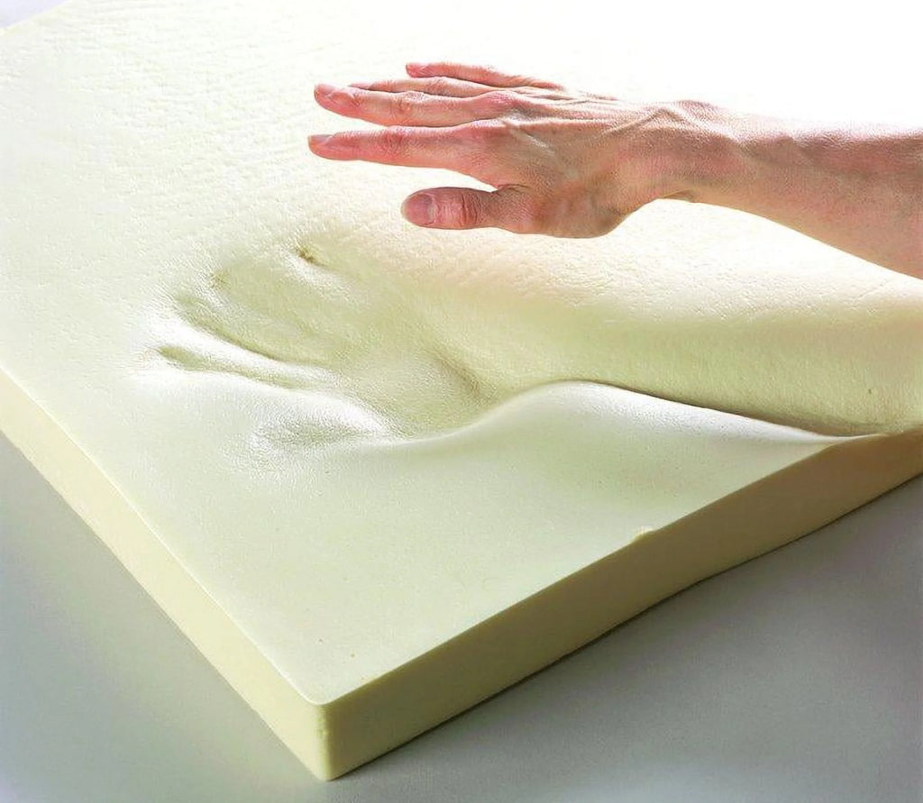 Visco Memory Foam Square Sheet 4"Hx24"Wx24"L 2.5 lb Regular Density N5924