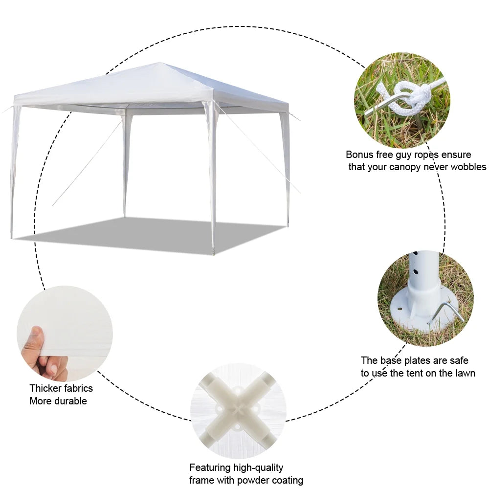 10' x 10' Waterproof Folding Canopy Tent C123251