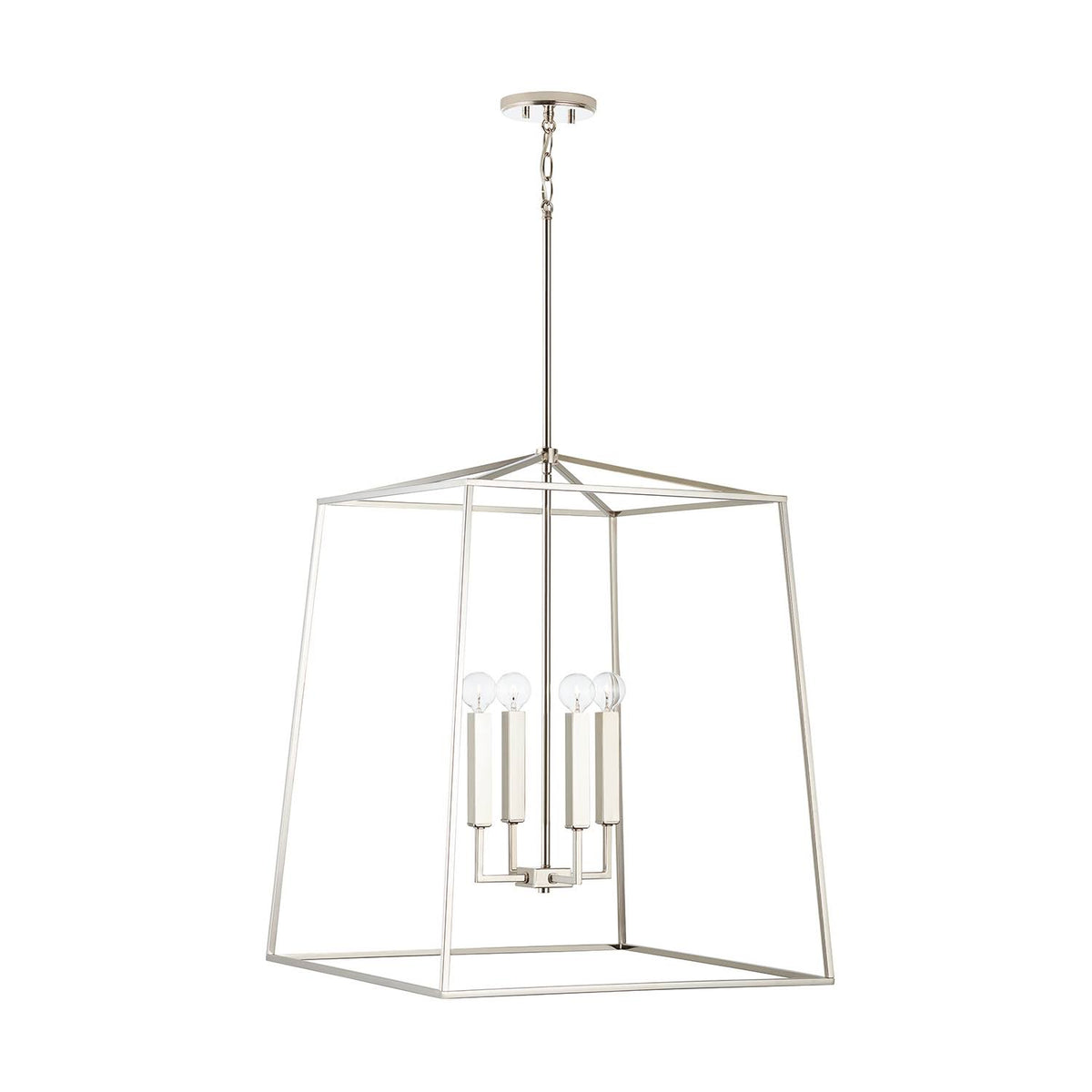 Polished Nickel 4 Light Foyer G4259