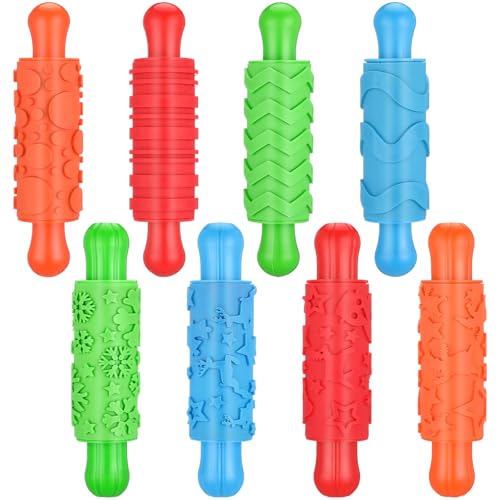 8 Pcs Play Dough Rollers with Plastic Handles P676