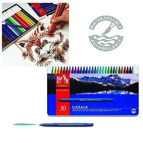 Fibre Tipped Pens, Set/30 Y5723