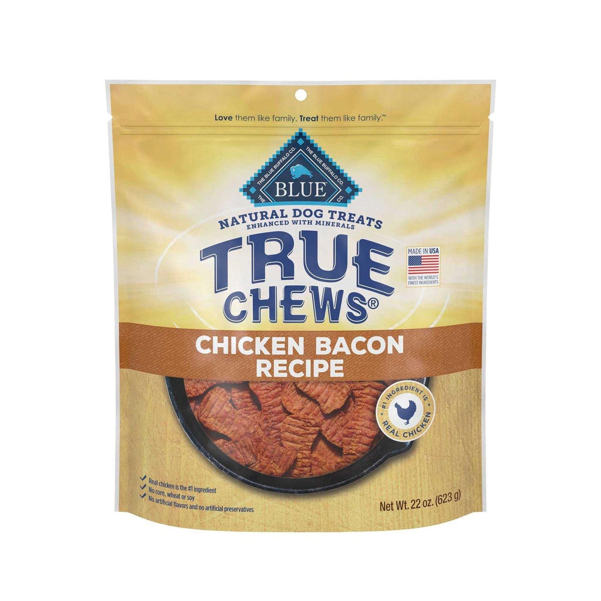 Natural Chicken & Bacon Dog Treats F1665