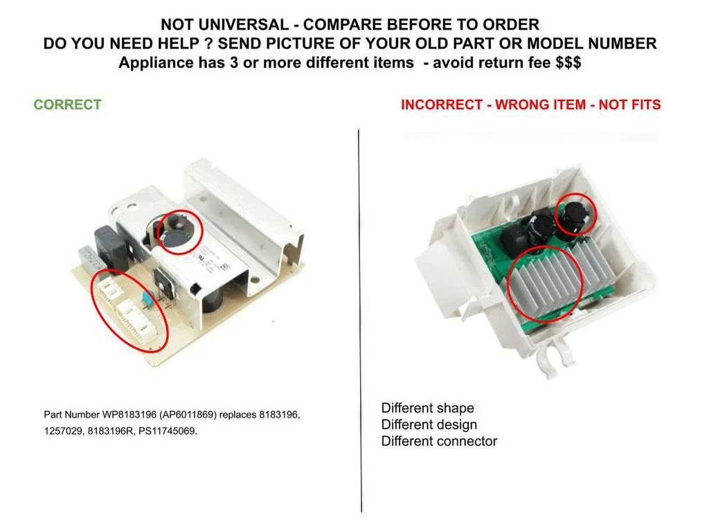 Washer Motor Control Board G838