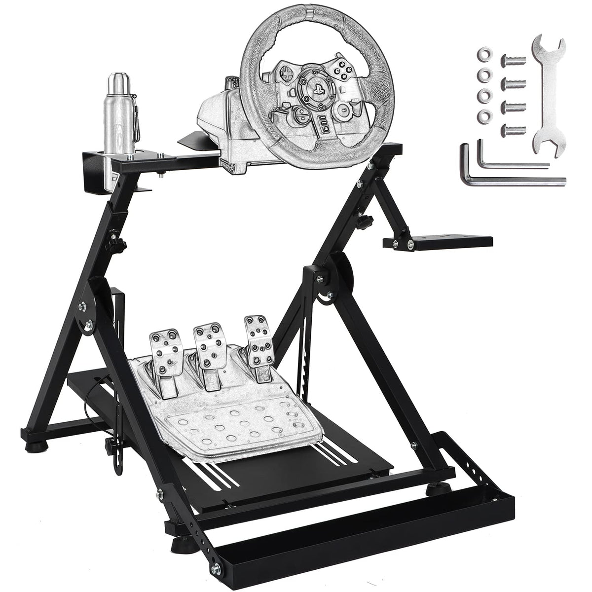 Racing Game Steering Wheel Stand J515