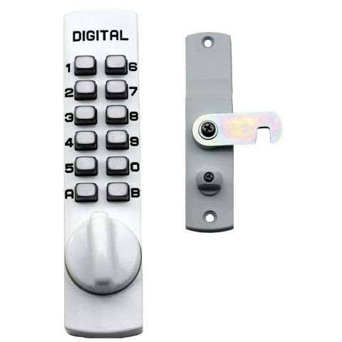 Mechanical Keyless Cabinet Cam Lock - Antique Brass V189