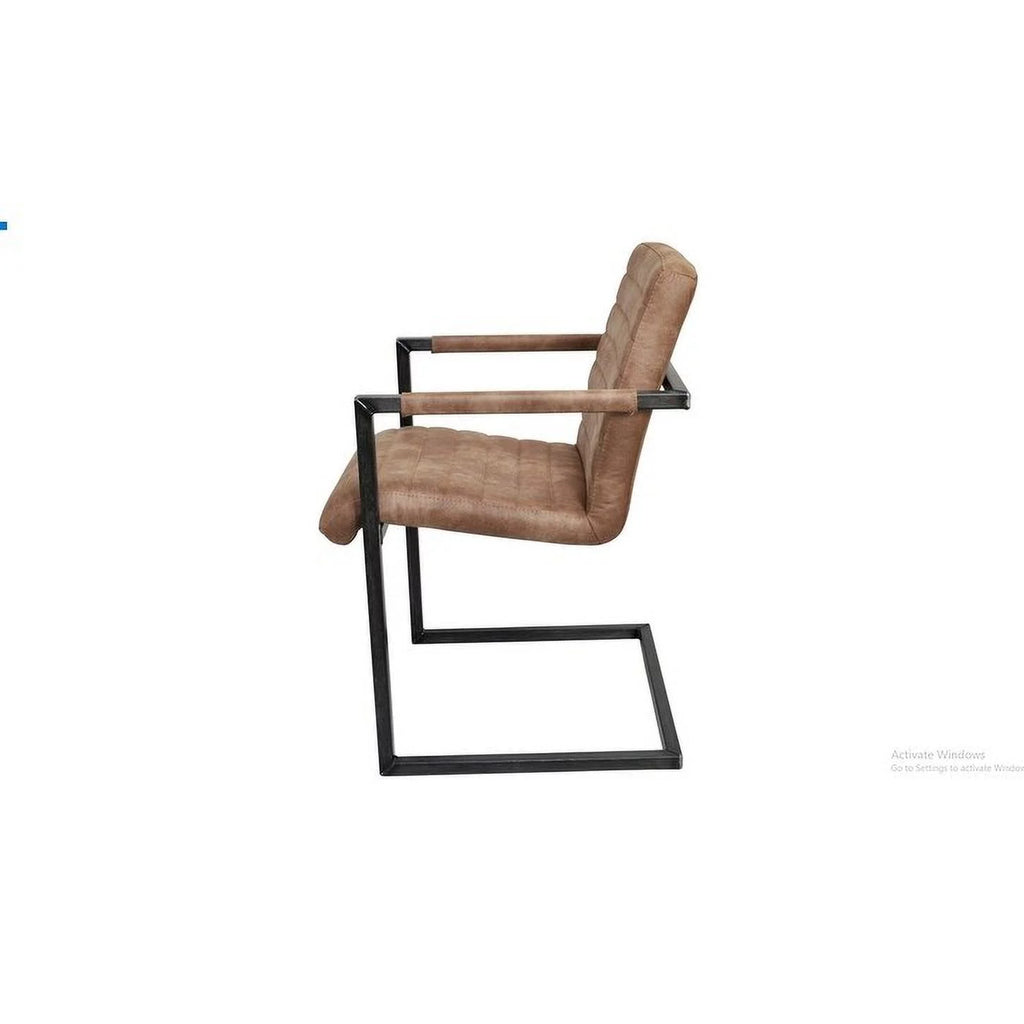 Leather Chair Beige X7271