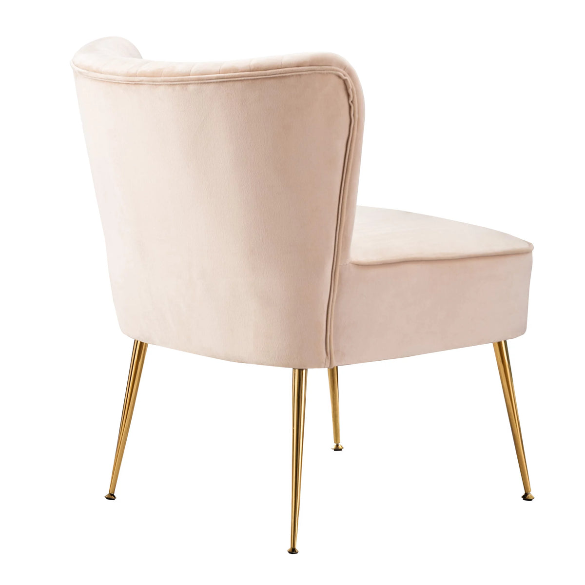 Tan Tufted Velvet Accent Chair Z564678