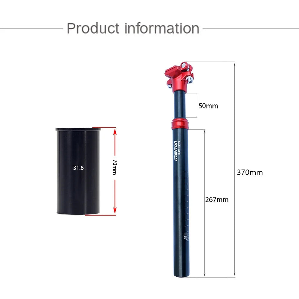 Alloy Suspension Seatpost 31.6mm A16574
