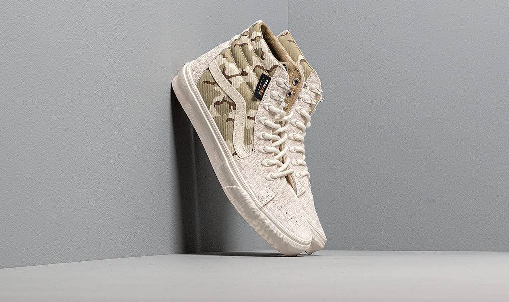 White Asparagus Camo Sk8-Hi Shoes P10844