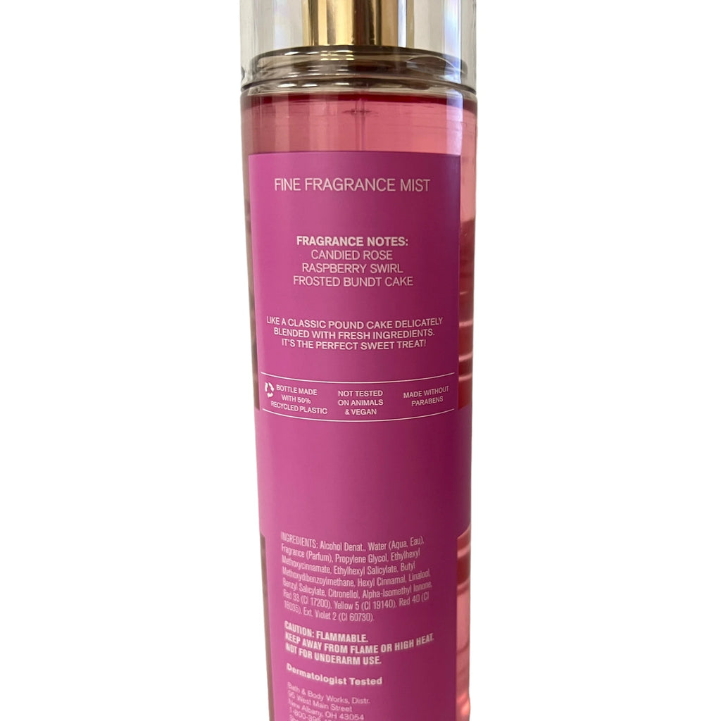 Sweet Petal Pound Cake Fragrance Mist Set 8 fl oz W63269