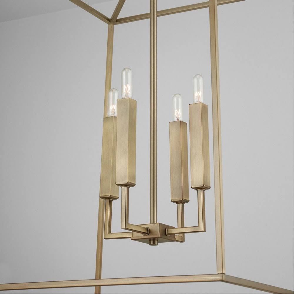 Polished Nickel 4 Light Foyer G4259