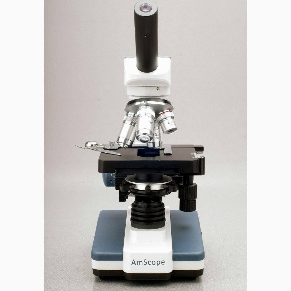 40X-2000X LED Monocular Compound Microscope with Mechanical Stage and Digital Camera J796448