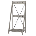 Grey Solid Wood Hall Tree K4978